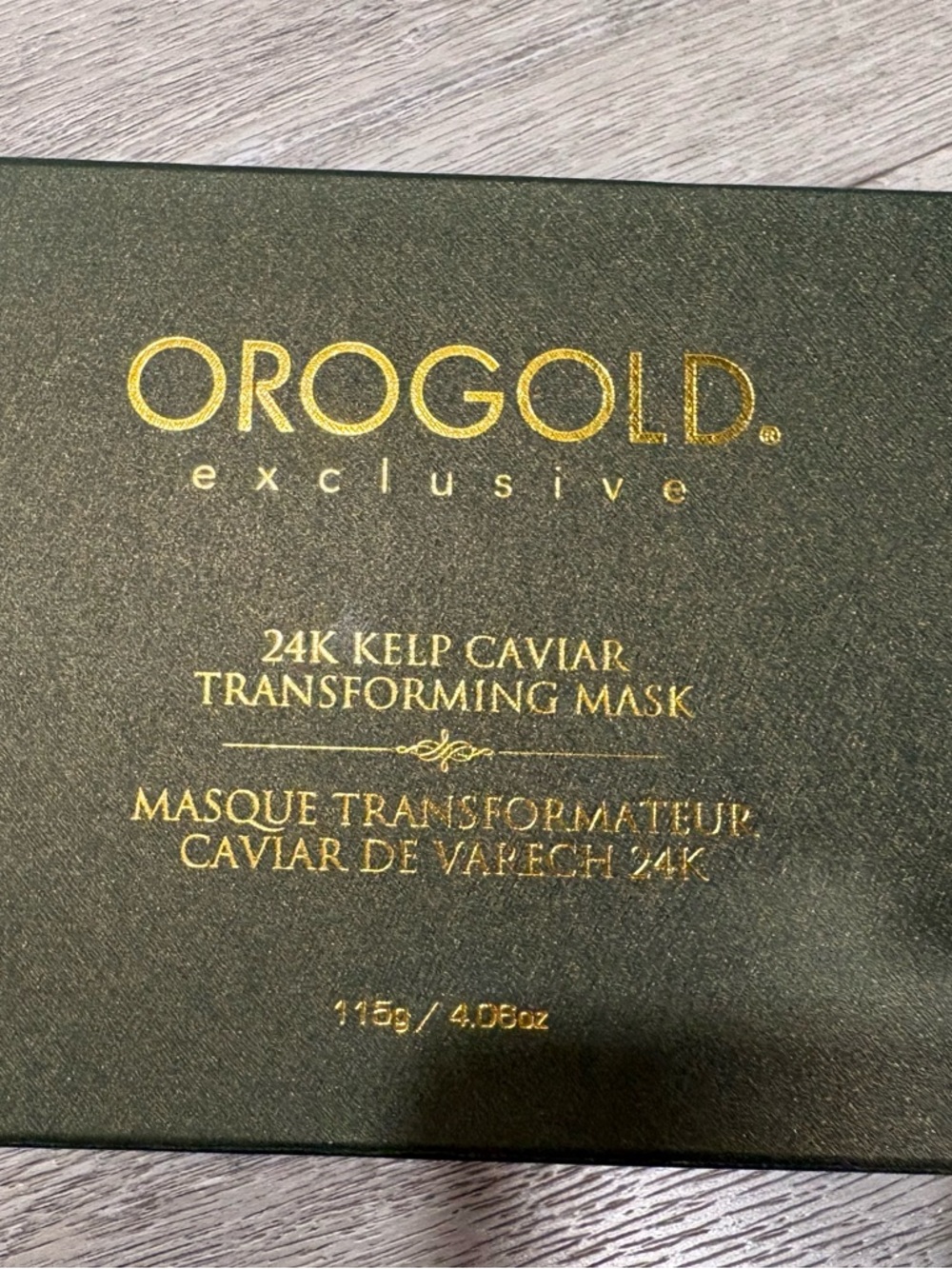 OROGOLD 24K Kelp Caviar Transforming Mask – Green & Gold